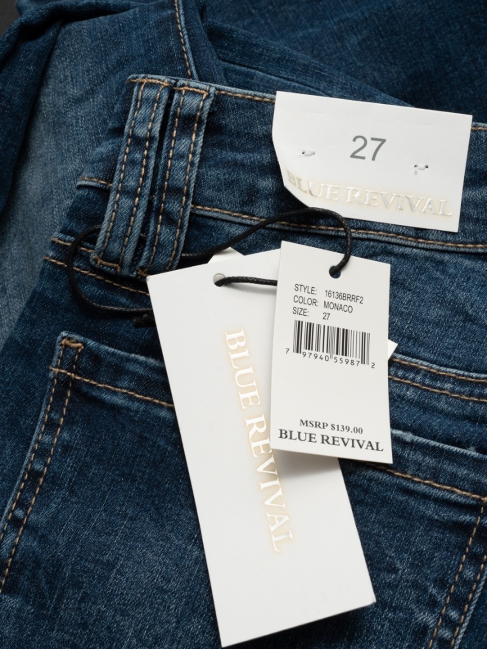 Blue Revival - Recycled Denim Flare Jeans - Picture 6 of 7